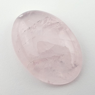 Pink quartz cabochon 33x23 mm no 142