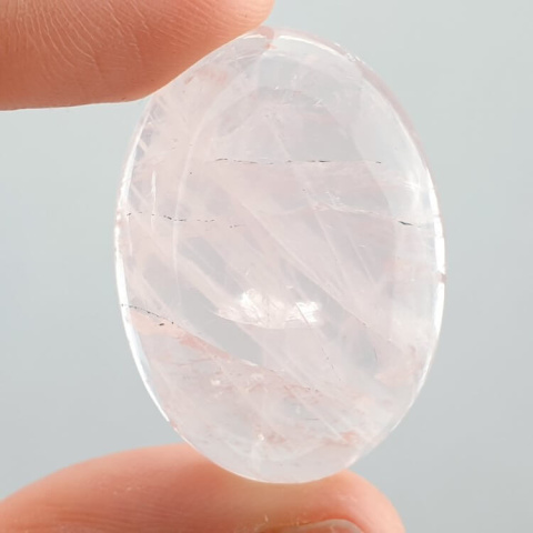 Pink quartz cabochon 33x23 mm no 142 Pink quartz cabochon 33x23 mm no 142