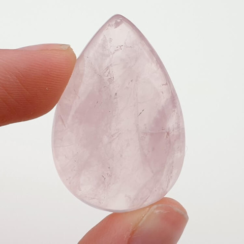 Pink quartz cabochon 36x24 mm no 122 Pink quartz cabochon 36x24 mm no 122