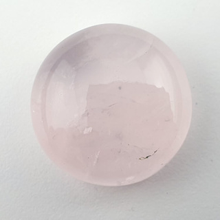 Rose quartz cabochon fi 24 mm no. 153
