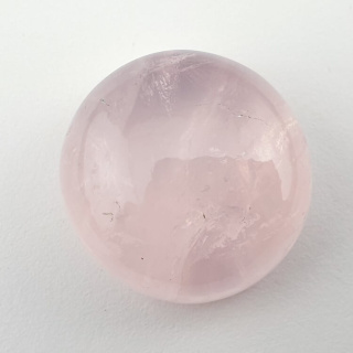 Rose quartz cabochon fi 26 mm no. 125