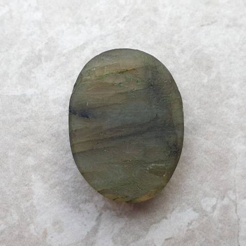 Labradorite faceted cabochon 25x18 mm no. 107 Labradorite faceted cabochon 25x18 mm no. 107