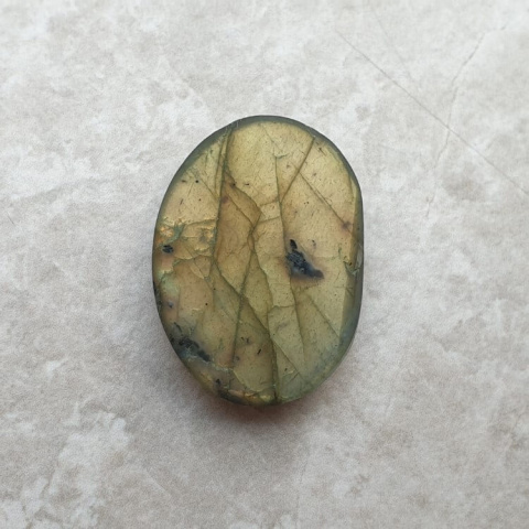 Labradorite faceted cabochon 25x18 mm no 144 Labradorite faceted cabochon 25x18 mm no 144