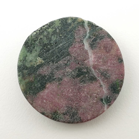 Ruby in zoysite cabochon dia. 29 mm no 67 Ruby in zoysite cabochon dia. 29 mm no 67