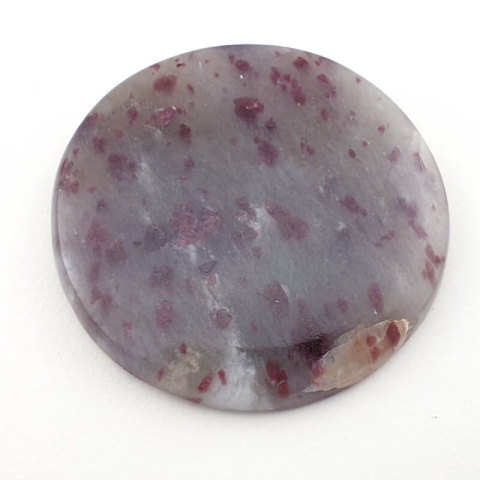 Pink tourmaline cabochon ~fi 37 mm no 26 Pink tourmaline cabochon ~fi 37 mm no 26