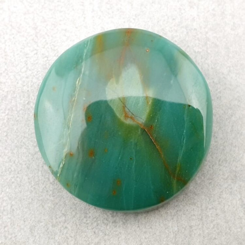 Jasper Green Prase cabochon fi 24 mm no 13 Jasper Green Prase cabochon fi 24 mm no 13