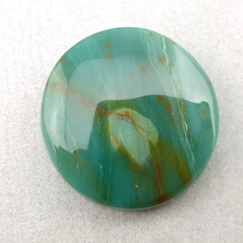Jasper Green Prase cabochon fi 24 mm no 13 Jasper Green Prase cabochon fi 24 mm no 13
