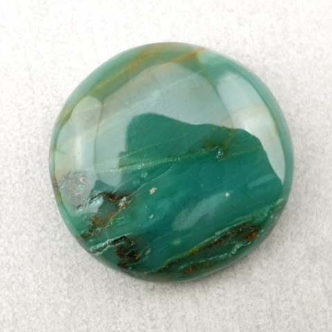 Jasper Green Prase cabochon fi 24 mm no 19 Jasper Green Prase cabochon fi 24 mm no 19