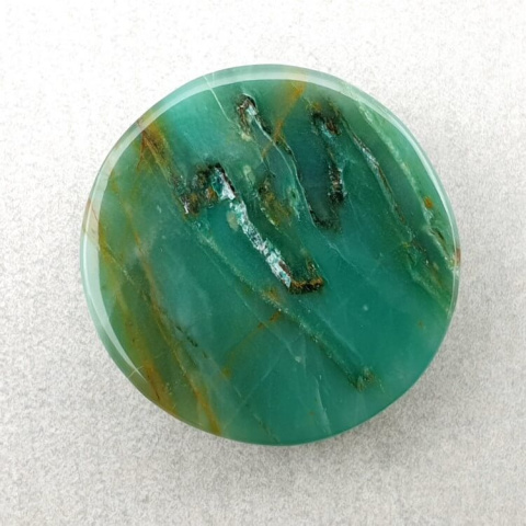 Jasper Green Prase cabochon fi 24 mm no 19 Jasper Green Prase cabochon fi 24 mm no 19