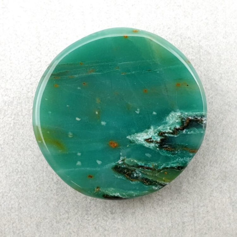 Jasper Green Prase cabochon fi 24 mm no 27 Jasper Green Prase cabochon fi 24 mm no 27