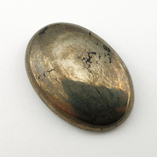 Pyrite cabochon 27x19 mm no. 132