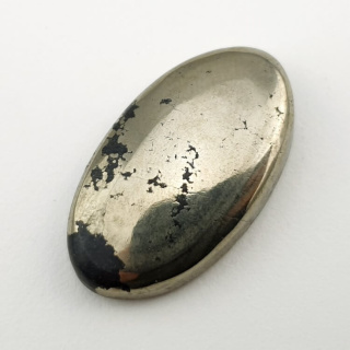 Pyrite cabochon 29x17 mm no. 110