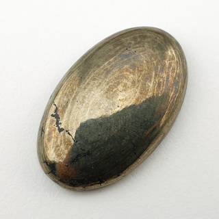 Pyrite cabochon 29x18 mm no. 156