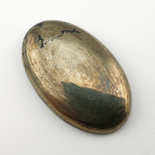 Pyrite cabochon 29x18 mm no 156