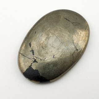 Pyrite cabochon 32x21 mm no 86