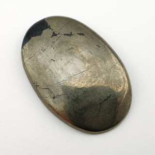 Pyrite cabochon 32x21 mm no 86