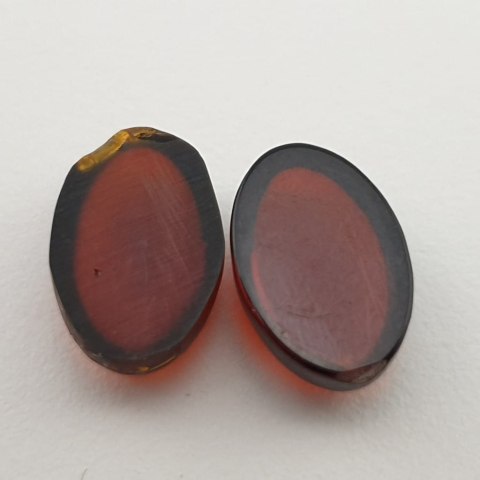 Baltic amber pair of cabochons 12x8 mm no. 106 Baltic amber pair of cabochons 12x8 mm no. 106