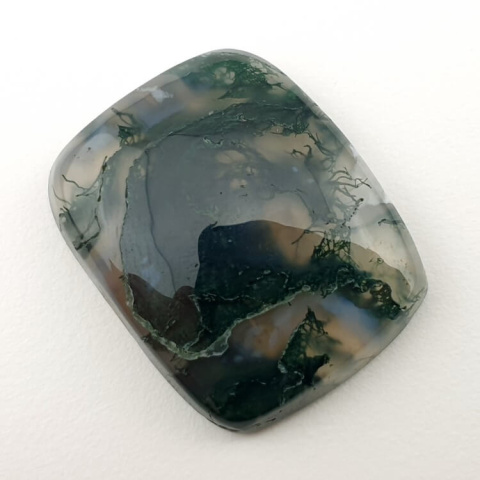 Moss agate cabochon 26x21 mm no 174 Moss agate cabochon 26x21 mm no 174