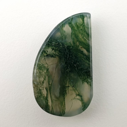 Agate mossy cabochon 28x16 mm no. 187 Agate mossy cabochon 28x16 mm no. 187
