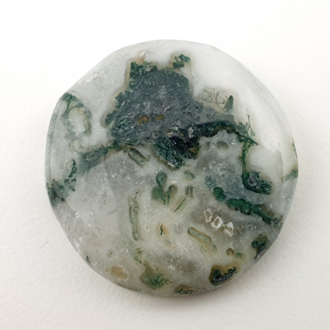 Moss agate cabochon fi 24x mm no 162 Moss agate cabochon fi 24x mm no 162