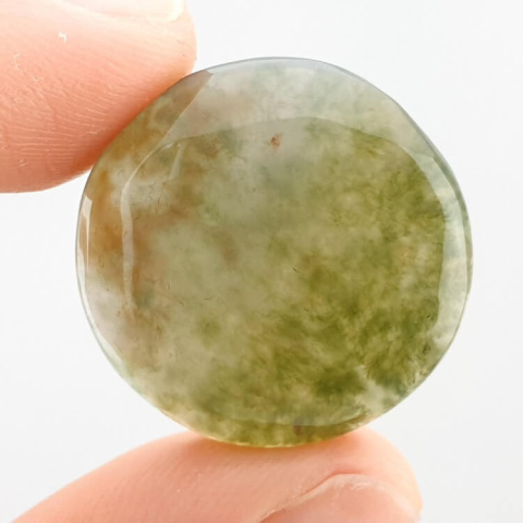 Moss agate cabochon fi 24x mm no 166 Moss agate cabochon fi 24x mm no 166
