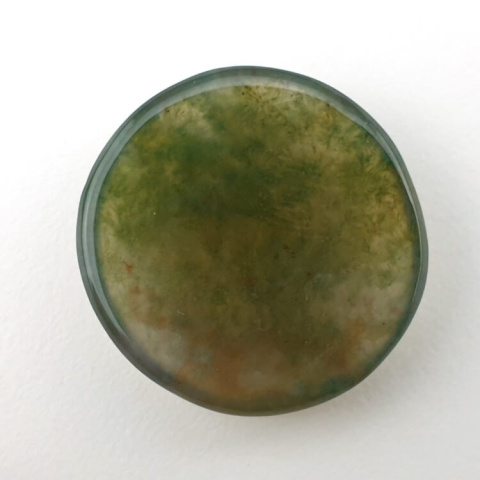 Moss agate cabochon fi 24x mm no 166 Moss agate cabochon fi 24x mm no 166