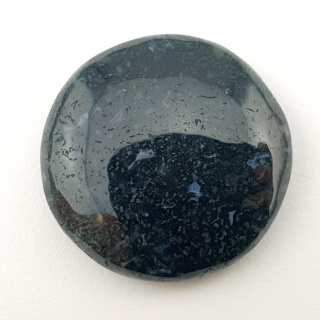 Moss agate cabochon fi 27x mm no. 159