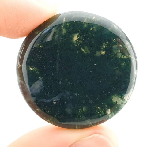 Moss agate cabochon fi 31x mm no 151 Moss agate cabochon fi 31x mm no 151