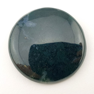 Moss agate cabochon fi 31x mm no. 151