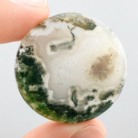 Moss agate cabochon fi 34x mm no 148 Moss agate cabochon fi 34x mm no 148