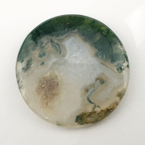 Moss agate cabochon fi 34x mm no 148 Moss agate cabochon fi 34x mm no 148