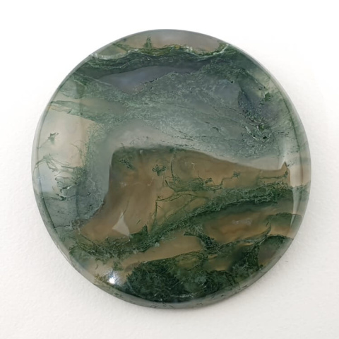 Moss agate cabochon fi 35x mm no. 149 Moss agate cabochon fi 35x mm no. 149