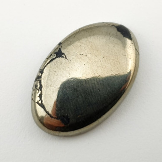 Pyrite cabochon 27x17 mm no. 191
