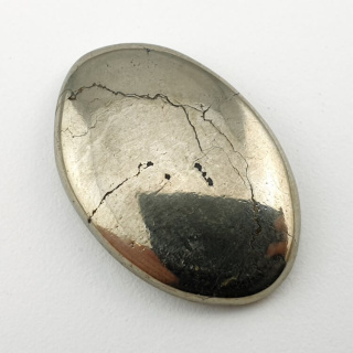 Pyrite cabochon 27x19 mm no. 182