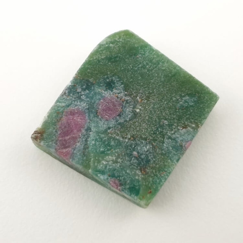Ruby in fuchsite cut raw 22x20 mm no 44 Ruby in fuchsite cut raw 22x20 mm no 44