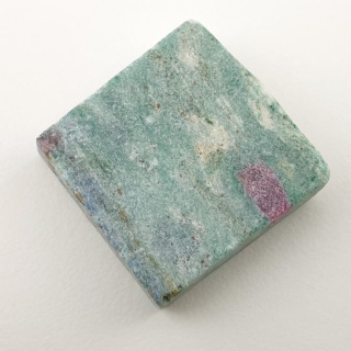 Ruby in fuchsite cut raw 23x23 mm no 49