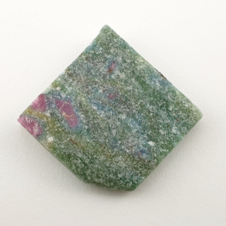 Ruby in fuchsite cut raw 25x25 mm No 6