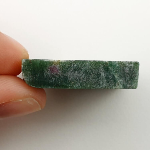 Ruby in fuchsite cut raw 27x24 mm No 43 Ruby in fuchsite cut raw 27x24 mm No 43