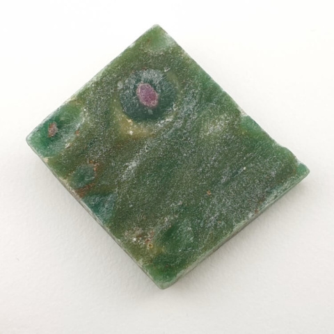 Ruby in fuchsite cut raw 28x25 mm no 46 Ruby in fuchsite cut raw 28x25 mm no 46