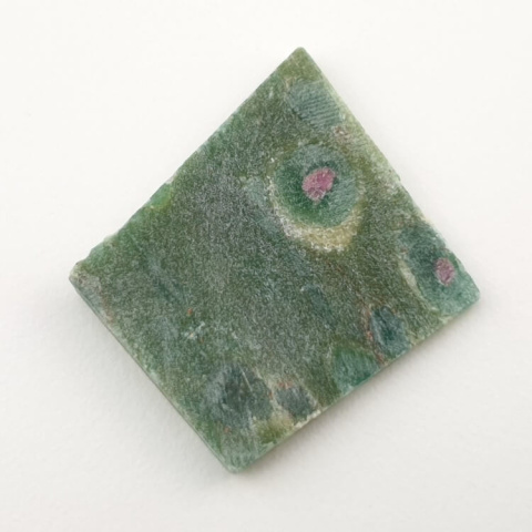 Ruby in fuchsite cut raw 28x26 mm no. 18 Ruby in fuchsite cut raw 28x26 mm no. 18