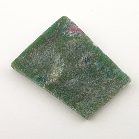 Ruby in fuchsite cut raw 29x23 mm No 21 Ruby in fuchsite cut raw 29x23 mm No 21