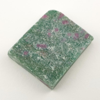 Ruby in fuchsite cut raw 29x25 mm no 35