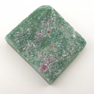 Ruby in fuchsite cut raw 29x26 mm no 41