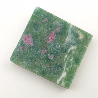 Ruby in fuchsite cut raw 29x27 mm No. 1