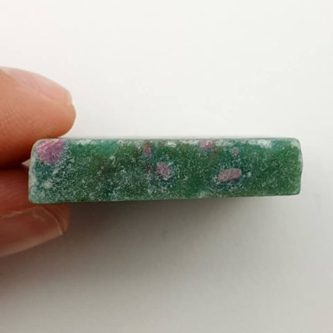 Ruby in fuchsite cut raw 29x27 mm No. 1 Ruby in fuchsite cut raw 29x27 mm No. 1