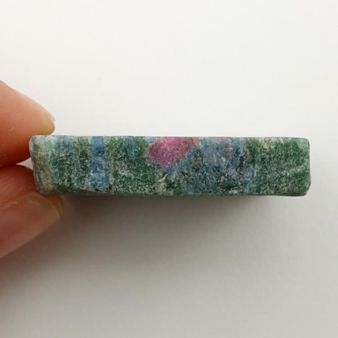 Ruby in fuchsite cut raw 31x27 mm no 22 Ruby in fuchsite cut raw 31x27 mm no 22