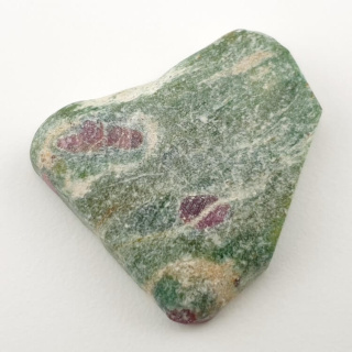 Ruby in fuchsite cut raw 32x30 mm No 16