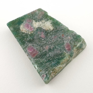 Ruby in fuchsite cut raw 33x27 mm no. 36