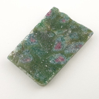 Ruby in fuchsite cut raw 36x24 mm no. 20