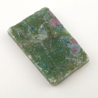 Ruby in fuchsite cut raw 36x24 mm no. 20